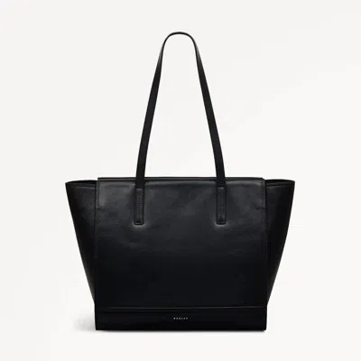 Radley London Womens Leather Drapers Road Large Open Top Tote - Black Large
