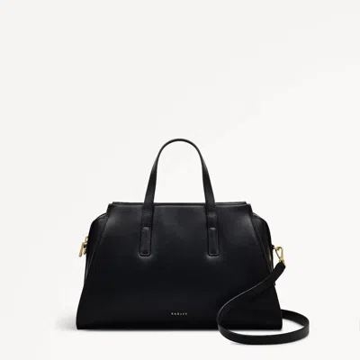 Radley London Womens Leather Drapers Road Medium Ziptop Grab - Black Medium