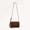 Radley London Womens Leather Duchess Close - Texture Small Ziptop Cross Body - Brown Small In Brown