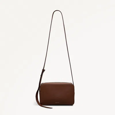 Radley London Womens Leather Duchess Close - Texture Small Ziptop Cross Body - Brown Small