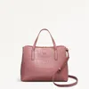 Radley London Womens Leather Dukes Place - Faux Croc Medium Ziptop Grab - Pink Medium In Pink