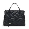 Radley London Womens Leather Dukes Place - Quilt Medium Ziptop Grab - Black Medium In Black