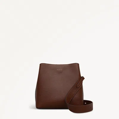 Radley London Womens Leather Dukes Place - Texture Medium Compartment Cross Body - Brown Medium