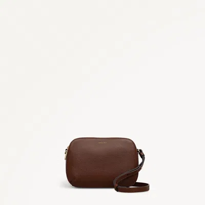 Radley London Womens Leather Dukes Place - Texture Medium Ziptop Cross Body - Brown Medium