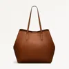 Radley London Womens Leather Dukes Place Large Open Top Tote - Medium Brown Large In Brown
