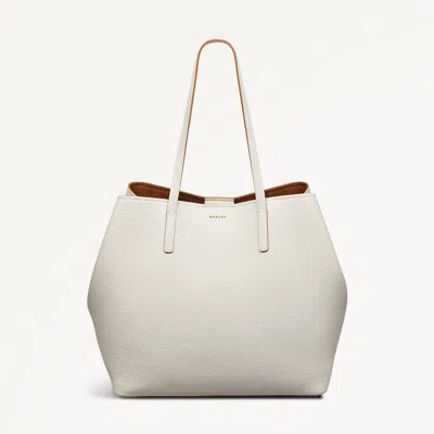 Radley London Womens Leather Dukes Place Large Open Top Tote - White Large