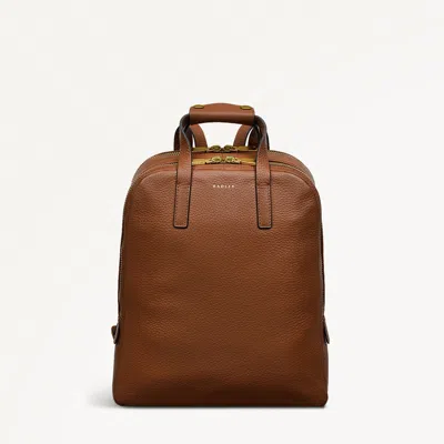 Radley London Womens Leather Dukes Place Medium Zip Around Backpack - Brown Medium