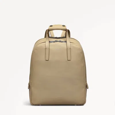 Radley London Womens Leather Dukes Place Medium Zip Around Backpack - Natural Medium In Brown