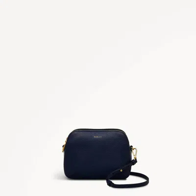Radley London Womens Leather Dukes Place Medium Ziptop Crossbody - Blue Medium