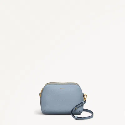 Radley London Womens Leather Dukes Place Medium Ziptop Crossbody - Blue Medium