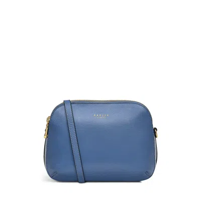 Radley London Womens Leather Dukes Place Medium Ziptop Crossbody - Blue Medium