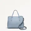 Radley London Womens Leather Dukes Place Medium Ziptop Grab - Blue Medium In Blue