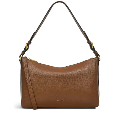 Radley London Womens Leather Dukes Place Medium Ziptop Shoulder - Brown Medium