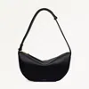Radley London Womens Leather Dukes Place Medium Ziptop Sling - Black Medium In Black
