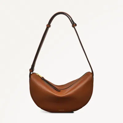 Radley London Womens Leather Dukes Place Medium Ziptop Sling - Medium Brown Medium