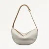 Radley London Womens Leather Dukes Place Medium Ziptop Sling - White Medium In White