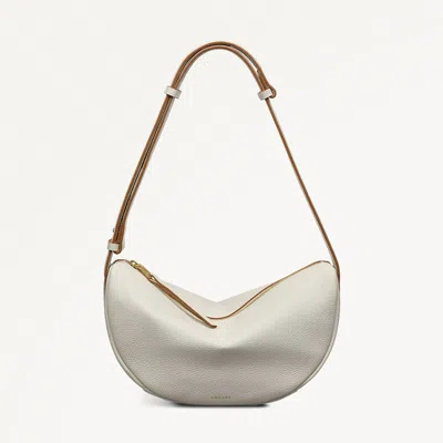 Radley London Womens Leather Dukes Place Medium Ziptop Sling - White Medium