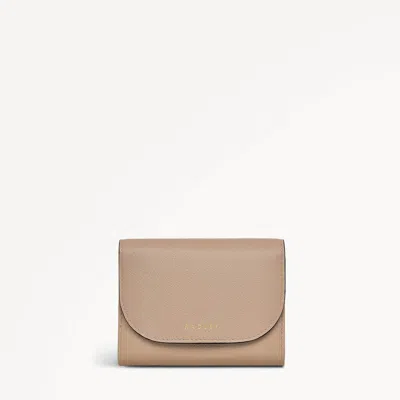 Radley London Womens Leather Embankment Way Small Flapover Purse - Natural Small In Brown