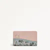 Radley London Womens Leather Fields Of Flowers Medium Bifold Wallet - Pink Medium In Pink
