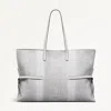 Radley London Womens Leather Fleet Street Large Open Top Shoulder - White Large In White