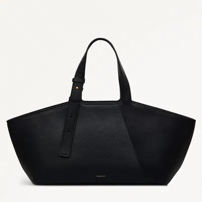 Radley London Womens Leather Freda Lane Large Ziptop Shoulder - Black Large