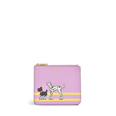 Radley London Womens Leather Get Your Skates On Small Ziptop Coin Purse - Pink Small