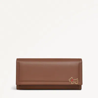 Radley London Womens Leather Heritage Lane Large Flapover Matinee - Brown Large