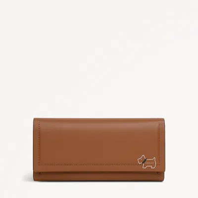 Radley London Womens Leather Heritage Lane Large Flapover Wallet - Beige Large In Sand
