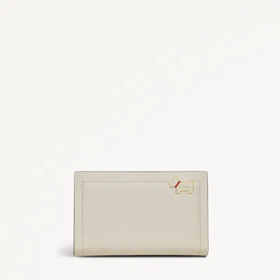 Radley London Womens Leather Heritage Lane Medium Bifold Wallet - White Medium