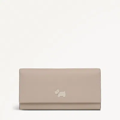 Radley London Womens Leather Heritage Radley - Protect Large Flapover Wallet - Beige Large In Sand