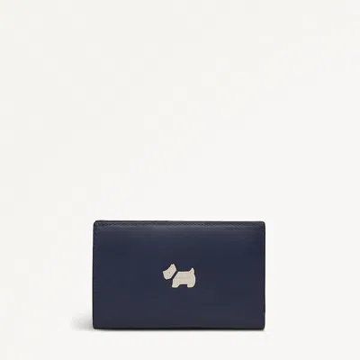 Radley London Womens Leather Heritage Radley - Protect Medium Bifold Purse - Blue Medium