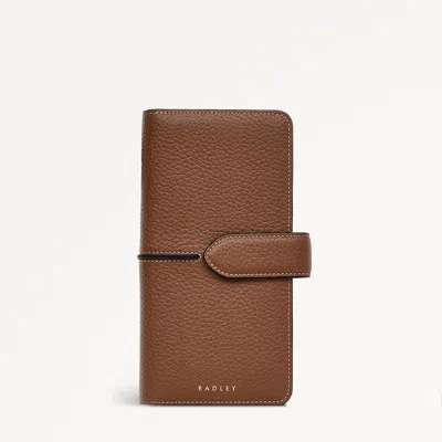 Radley London Womens Leather Hillgate Large Bifold Purse - Brown Large