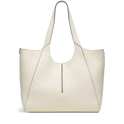 Radley London Womens Leather Hillgate Place Large Open Top Tote - White
