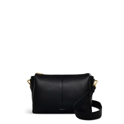 Radley London Womens Leather Hillgate Place Medium Ziptop Crossbody - Black Medium