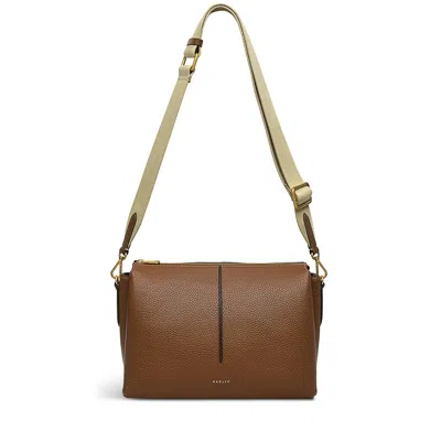 Radley London Womens Leather Hillgate Place Medium Ziptop Crossbody - Brown Medium