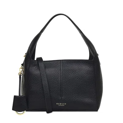Radley London Womens Leather Hillgate Place Medium Ziptop Grab - Black Medium