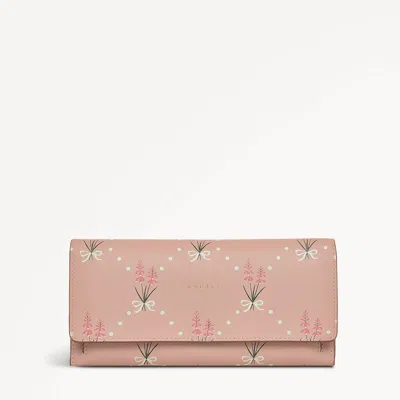 Radley London Womens Leather Hollyhock Large Flapover Matinee - Pink Large