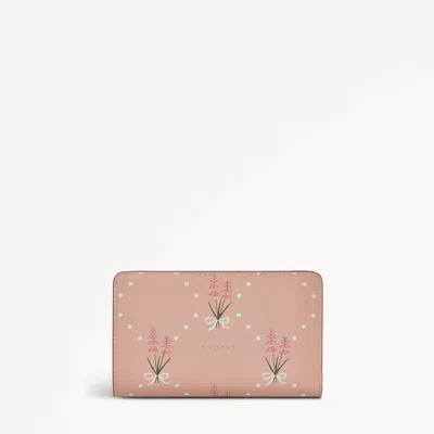 Radley London Womens Leather Hollyhock Medium Bifold Wallet - Pink Medium
