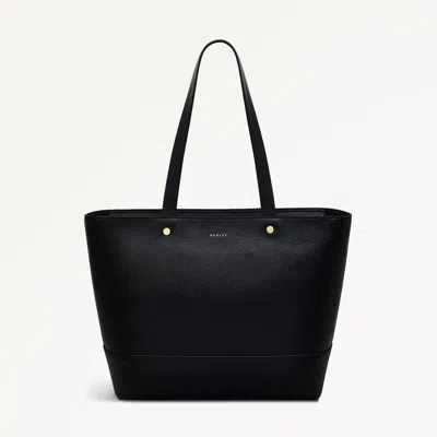 Radley London Womens Leather Isabella Road Medium Ziptop Tote - Black Medium