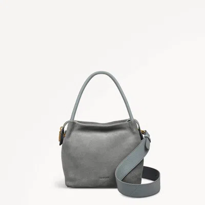 Radley London Womens Leather Ivydale Road - Suede Small Ziptop Cross Body - Green Small