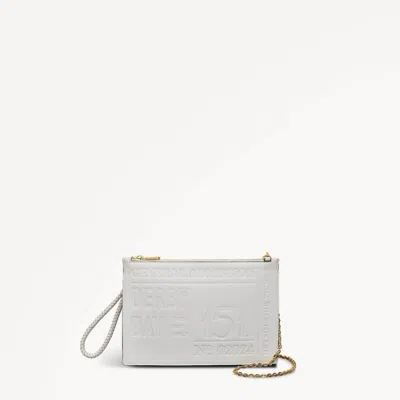 Radley London Womens Leather Kentucky Derby Ss25 Medium Ziptop Cross Body - Natural Medium In Brown