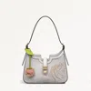 Radley London Womens Leather Kentucky Derby Ss25 Medium Ziptop Shoulder - Natural Medium In Brown