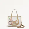 Radley London Womens Leather Kentucky Derby Ss25 Small Open Top Grab - Natural Small In Brown