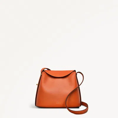 Radley London Womens Leather Lattimer Place Small Flapover Cross Body - Orange Small