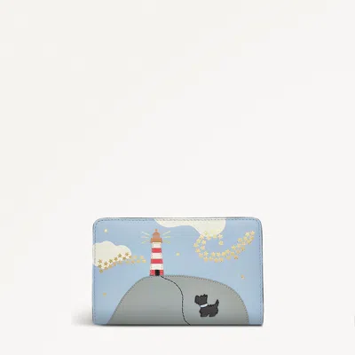Radley London Womens Leather Lighthouse Medium Medium Bifold Wallet - Blue Medium
