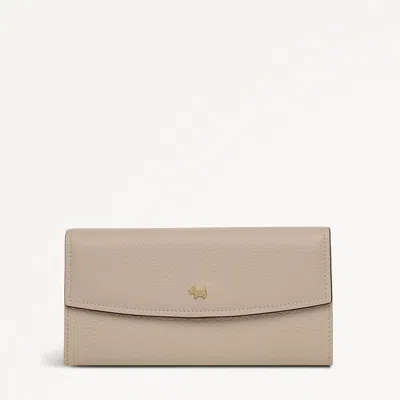 Radley London Womens Leather Liverpool Gardens Large Flapover Wallet - Beige Large In Sand