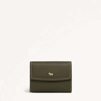 Radley London Womens Leather Liverpool Gardens Medium Flapover Purse - Green Medium