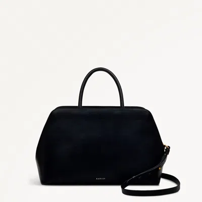 Radley London Womens Leather Liverpool Street 3.0 Medium Ziptop Grab Black Medium Ziptop Grab - Black