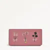 Radley London Leather Bifold Purse Pink In Pink