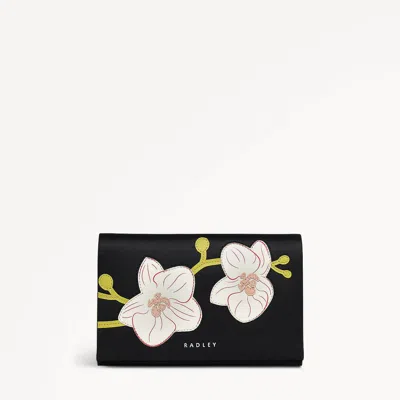 Radley London Womens Leather Lunar New Year Ss25 Medium Flapover Wallet - Black Medium